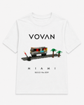VOVAN MIAMI BUILD No.009 train cotton kids T-shirt inspired by a real handmade LEGO build